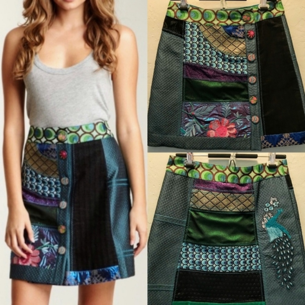 DESIGUAL Bohemian Skirt Artsy